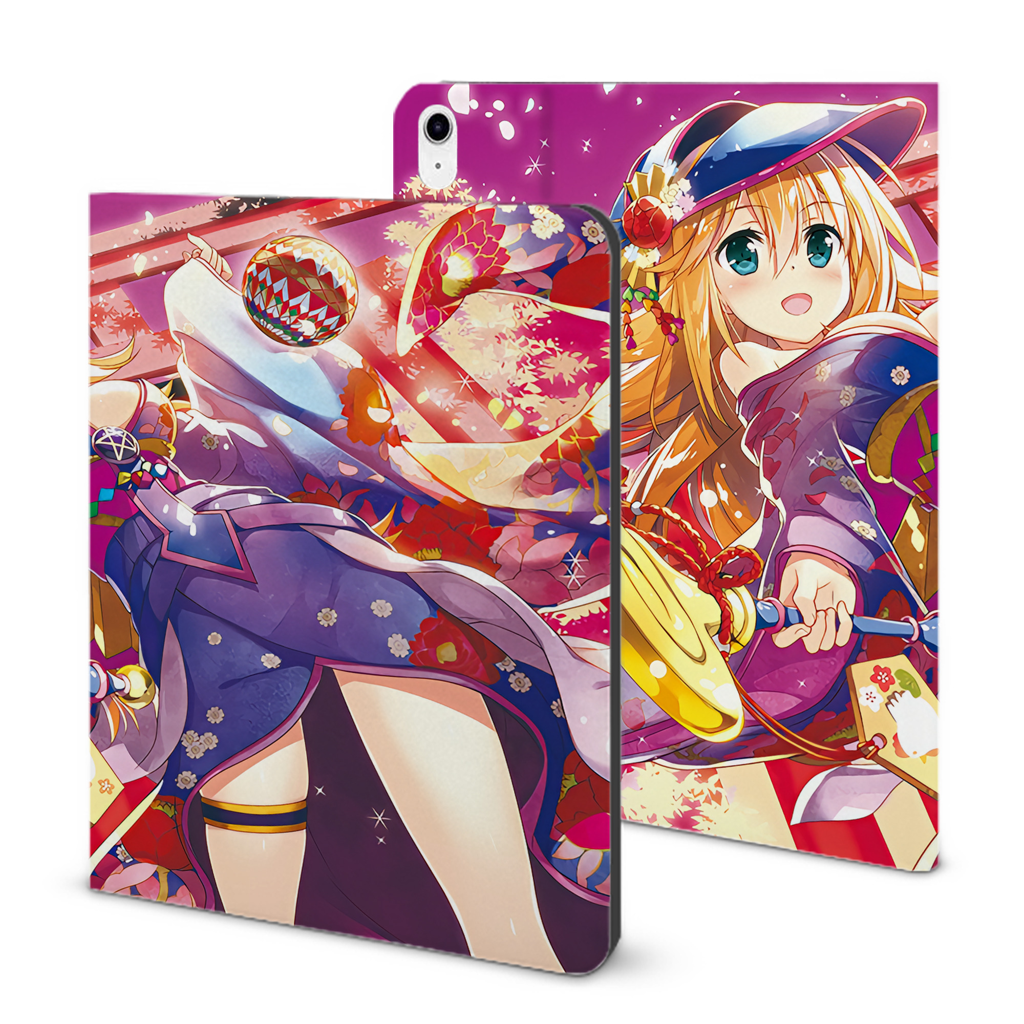 （画像用） 遊☆戯☆王 Yu-Gi-Oh! IPad ケース ブック型 PUレザー TPU 耐衝撃 軽量 薄型 ペン収納なし 全面保護 IPad 各モデル対応